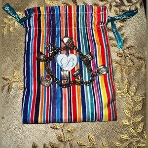 Brighton purse silver charm bracelet